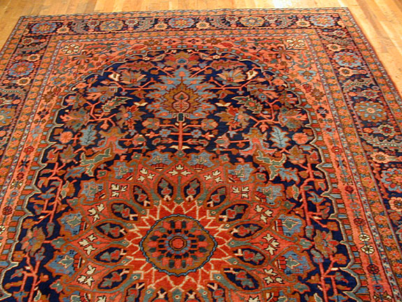 Antique heriz Carpet - # 4208
