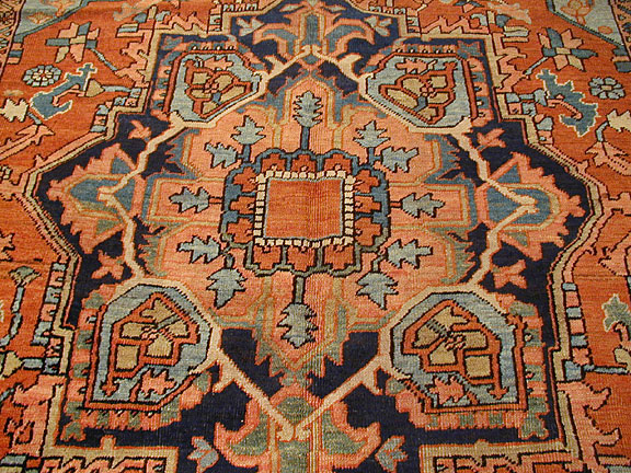 Antique heriz Carpet - # 4552