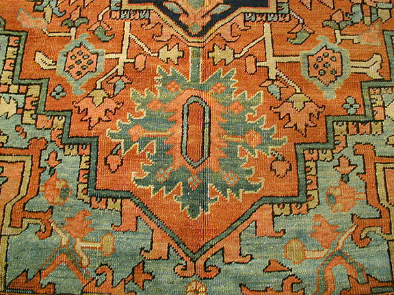 Antique heriz Carpet - # 4552