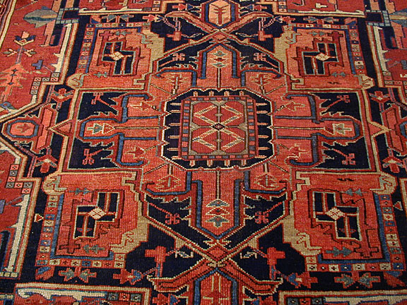 Antique heriz Carpet - # 4690