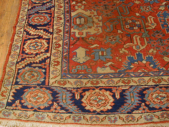 Antique heriz Carpet - # 4904