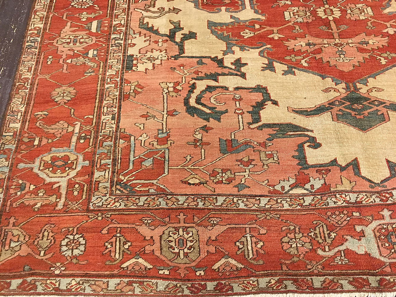 Antique heriz Carpet - # 50175
