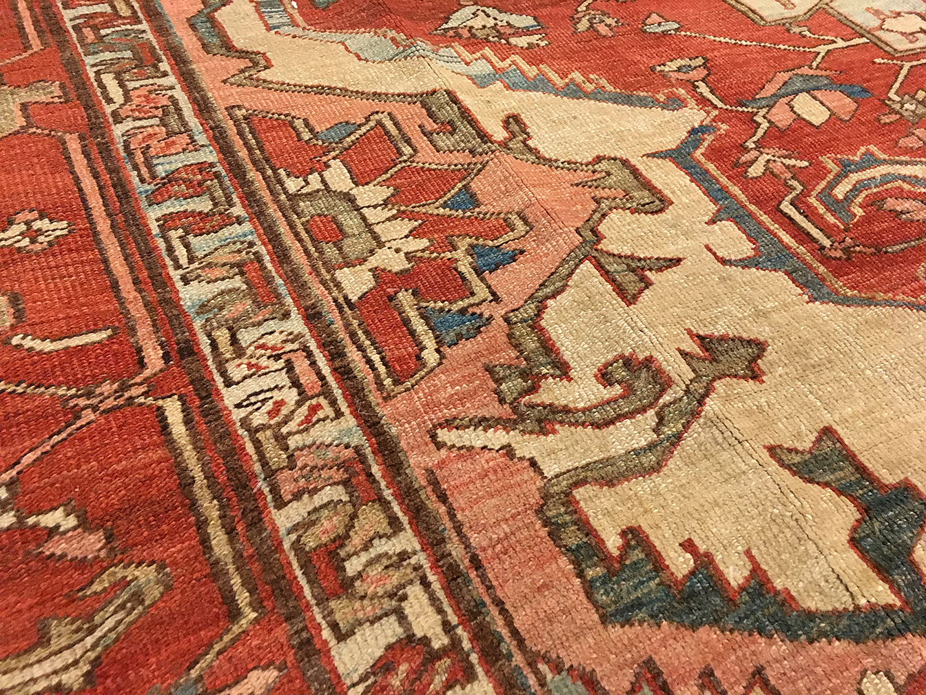 Antique heriz Carpet - # 50175