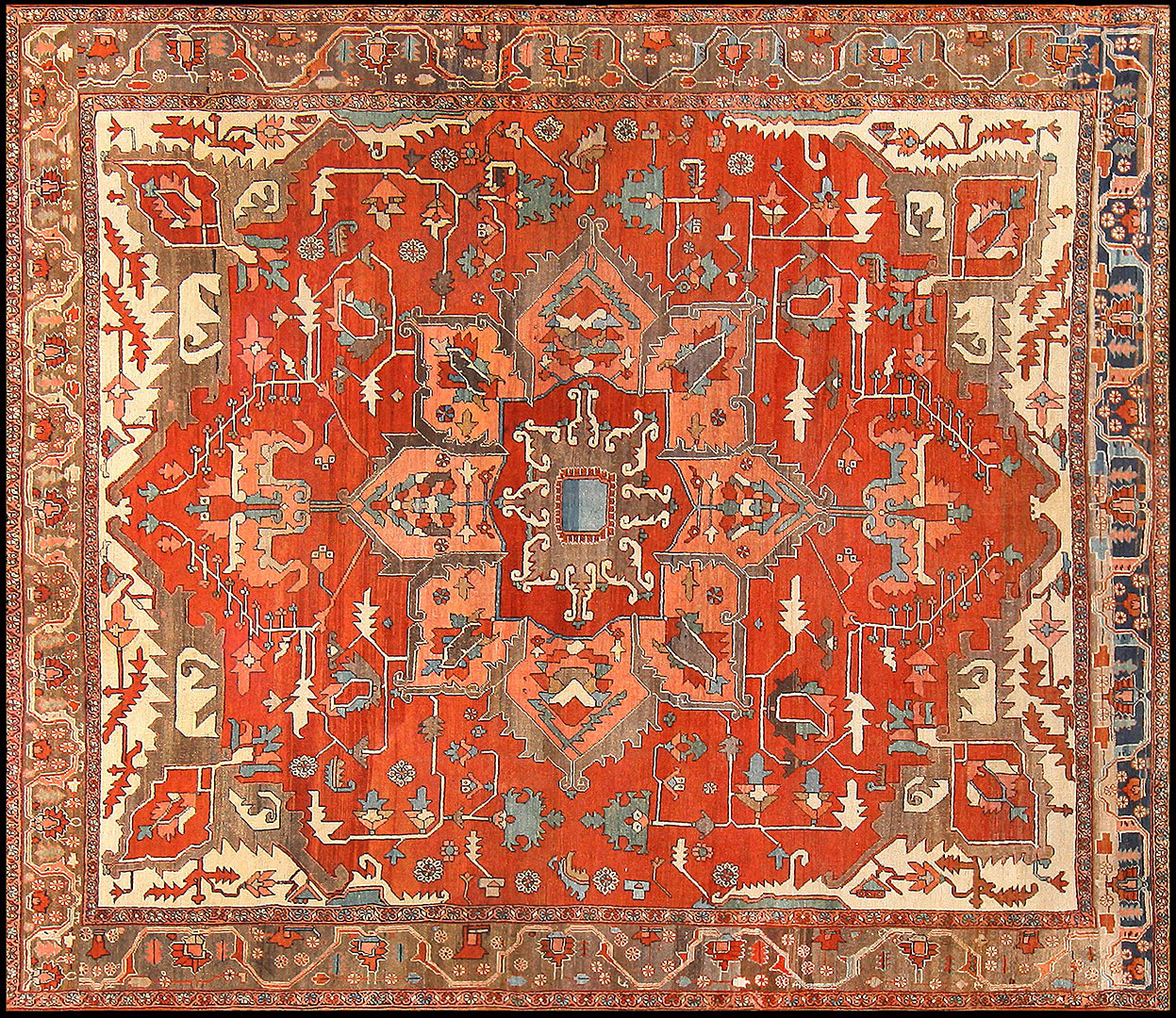 Antique heriz Carpet - # 50177