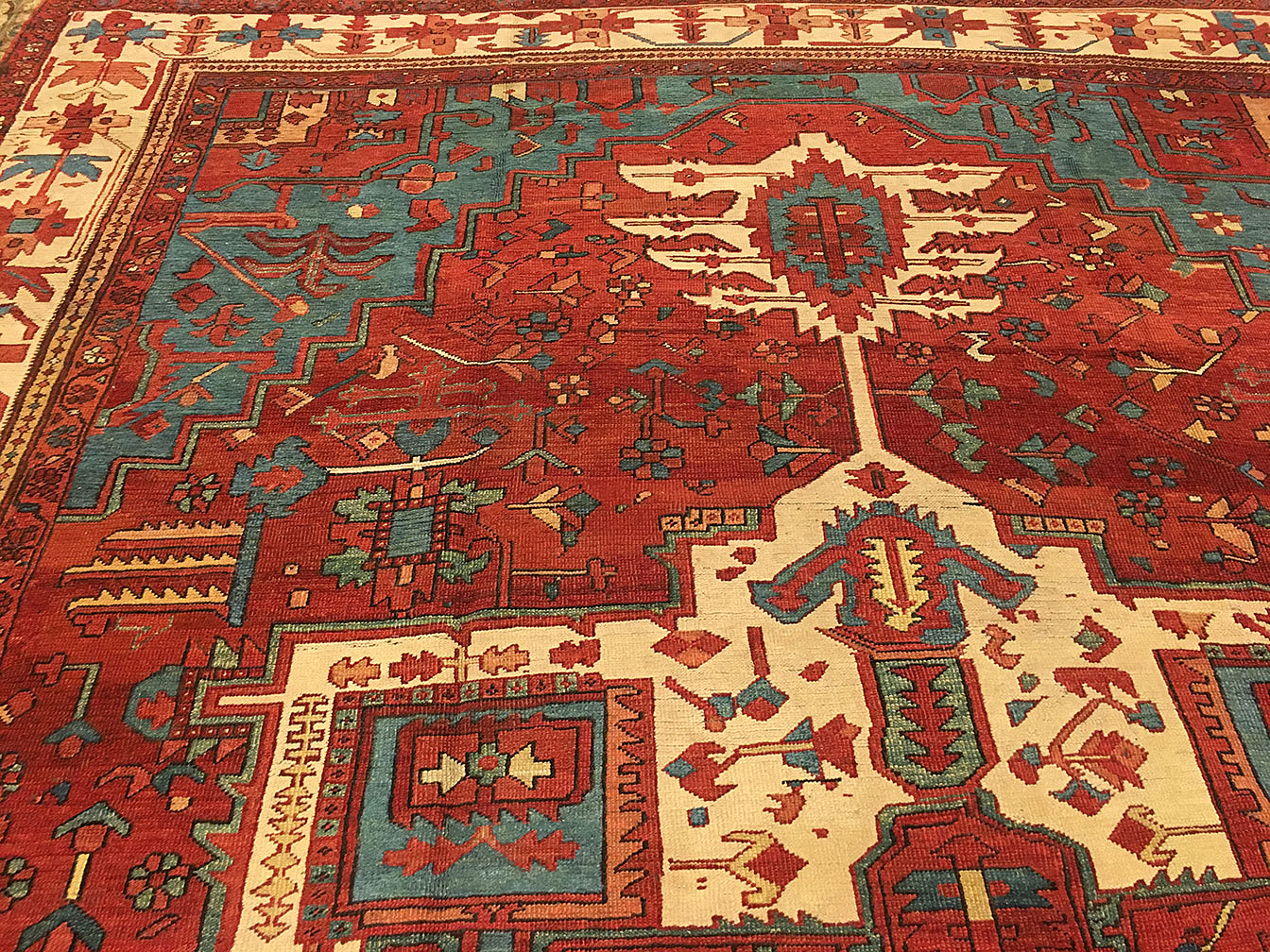Antique heriz Carpet - # 50182