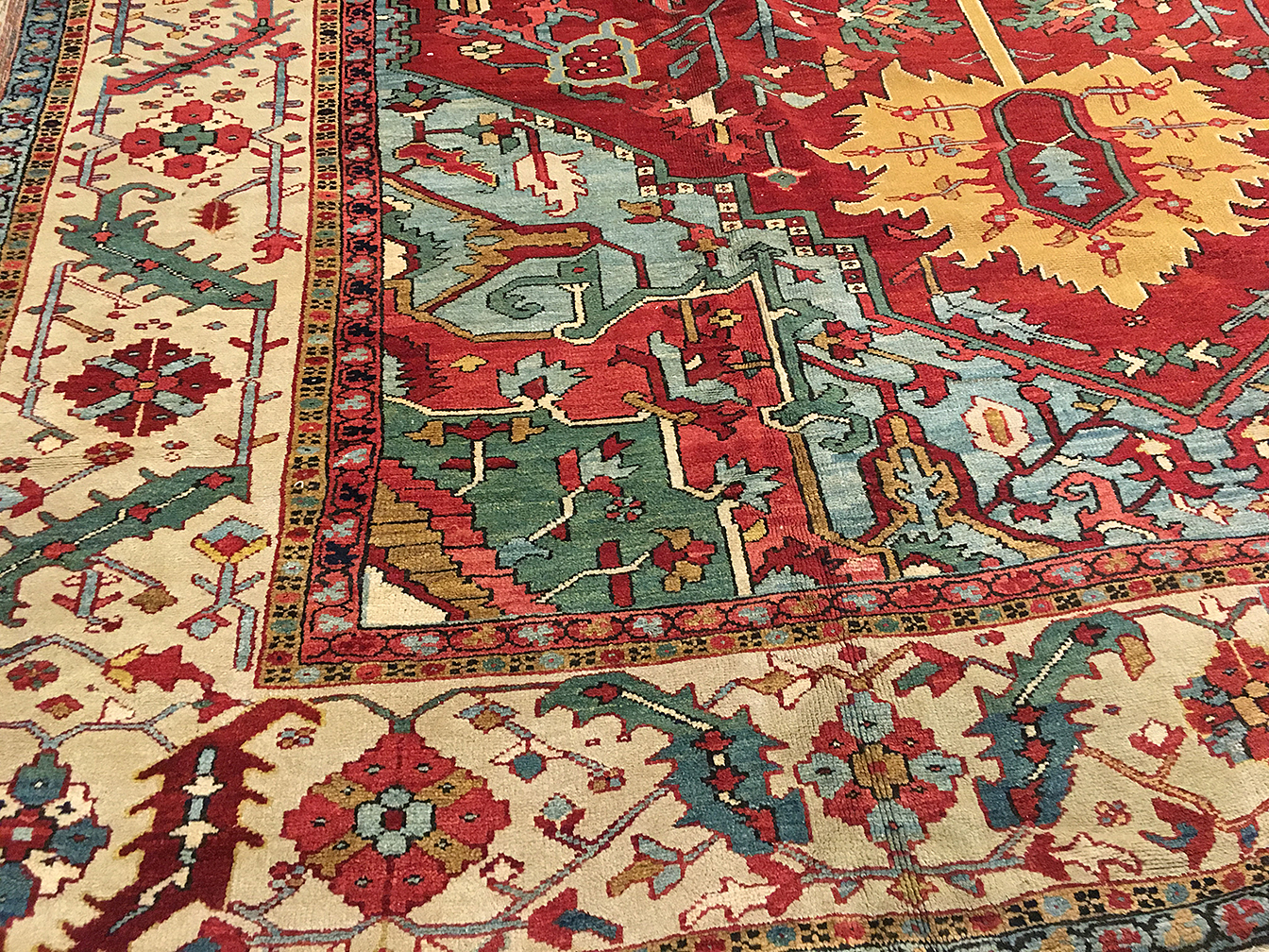 Antique heriz Carpet - # 50188
