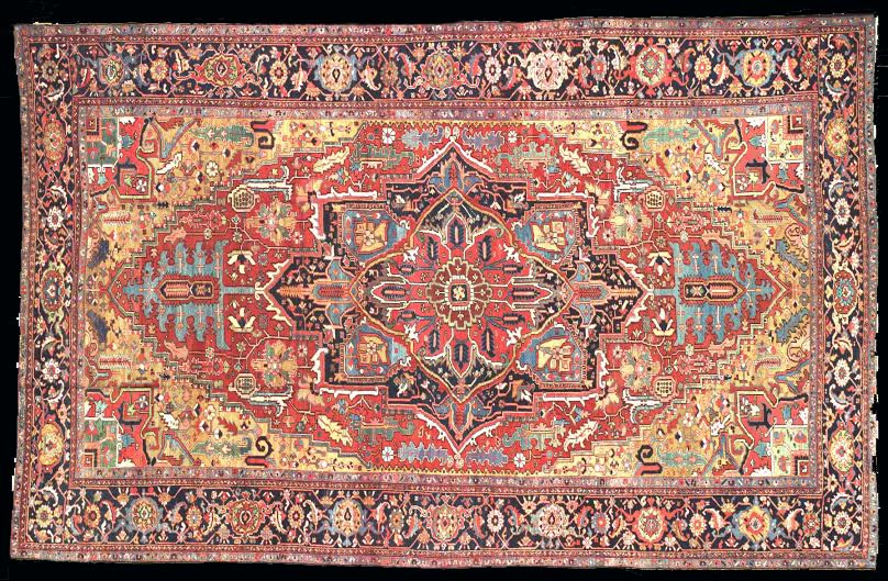Antique heriz Carpet - # 50206