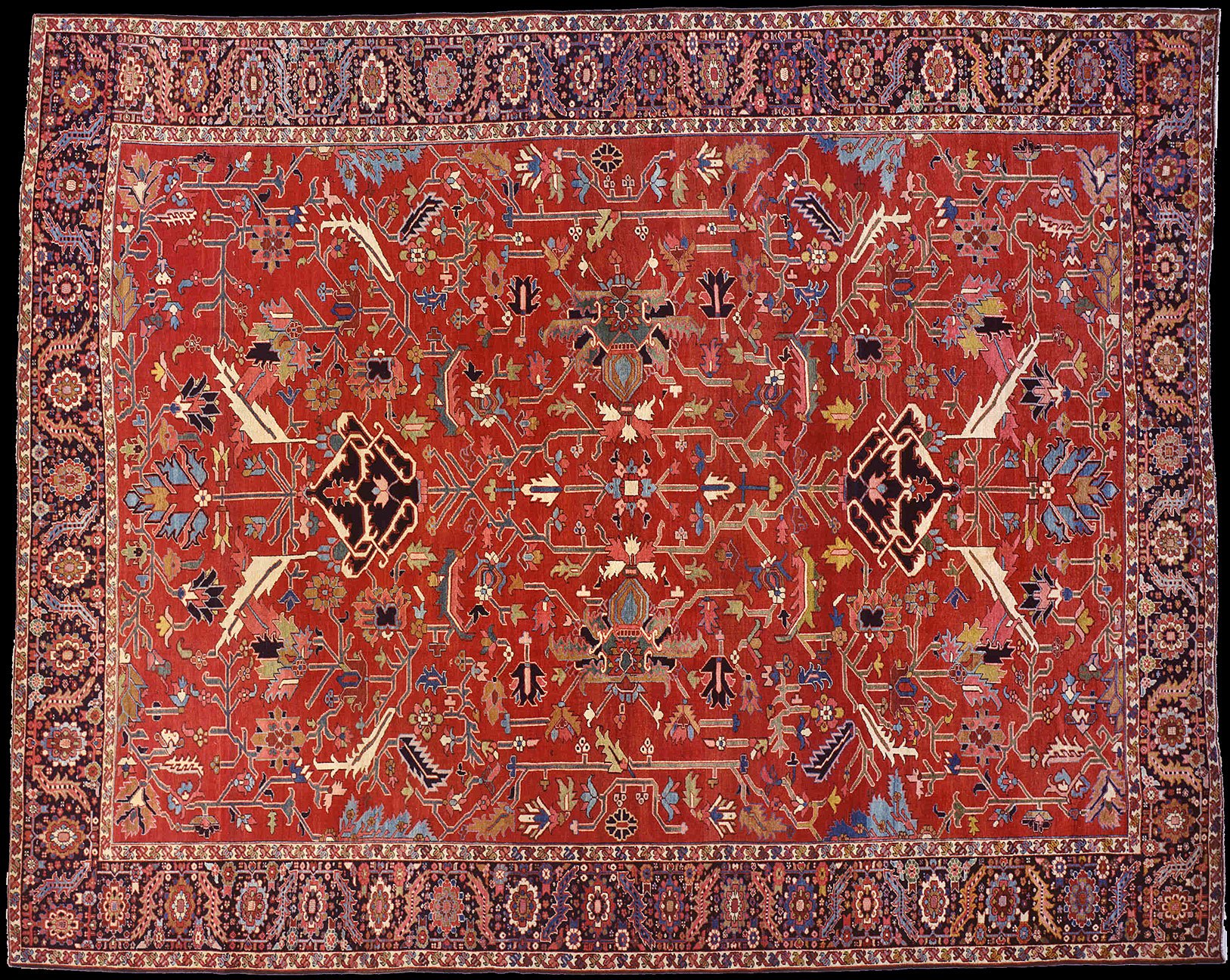 Antique heriz Carpet - # 50631
