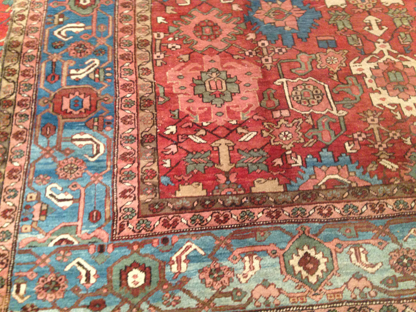 Antique heriz Carpet - # 50636