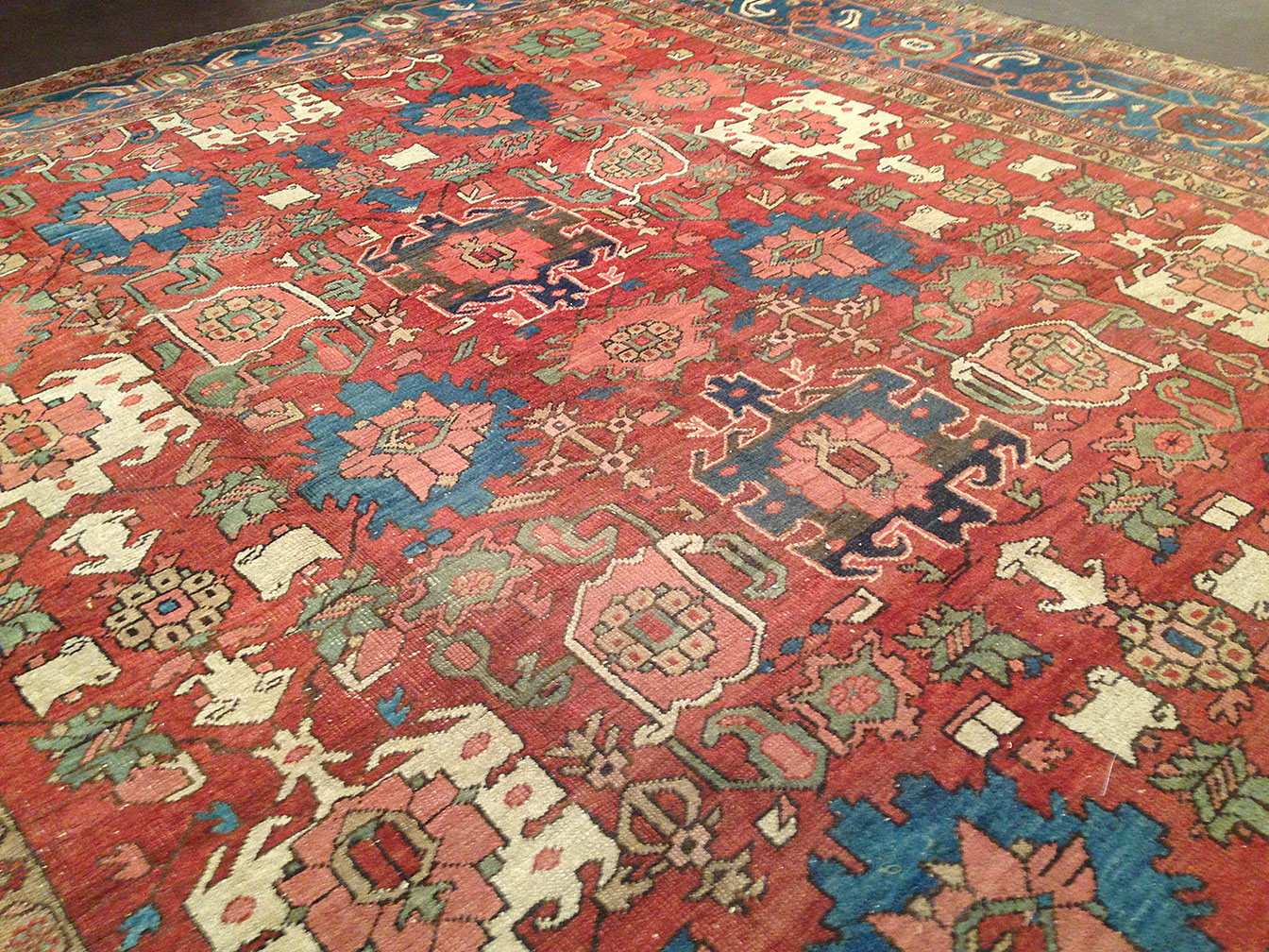 Antique heriz Carpet - # 50636