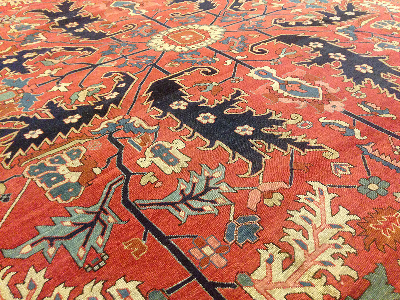 Antique heriz Carpet - # 50639