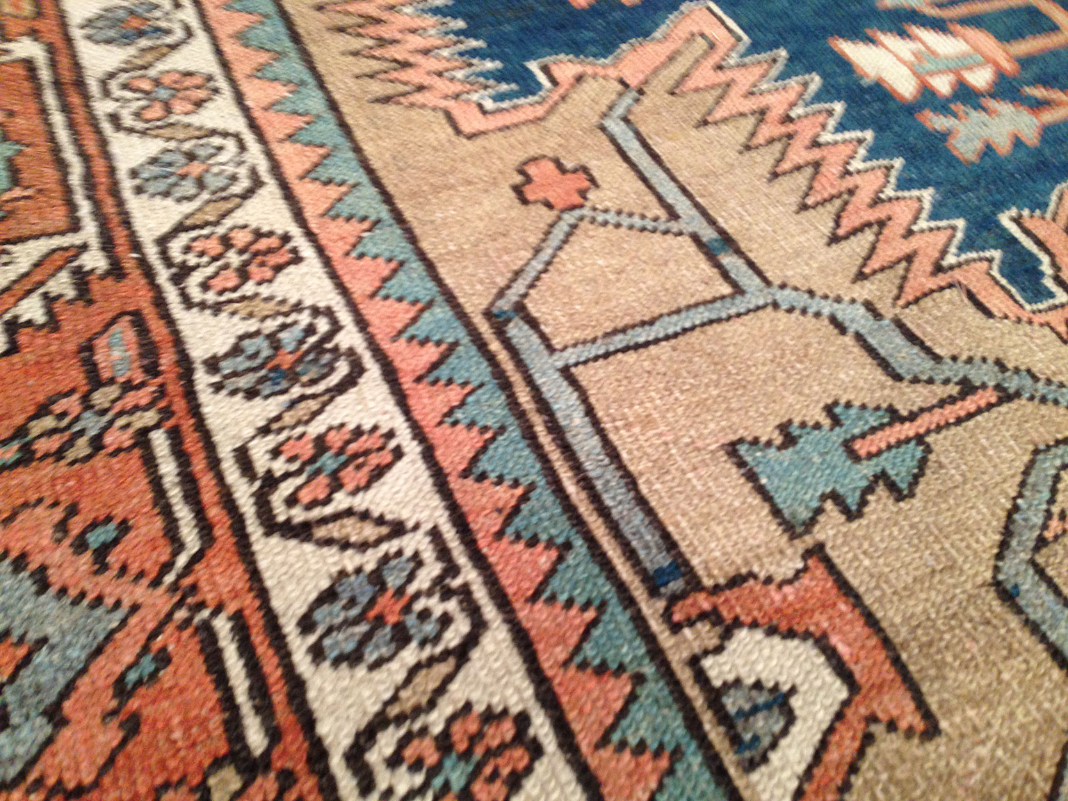 Antique heriz Carpet - # 50955