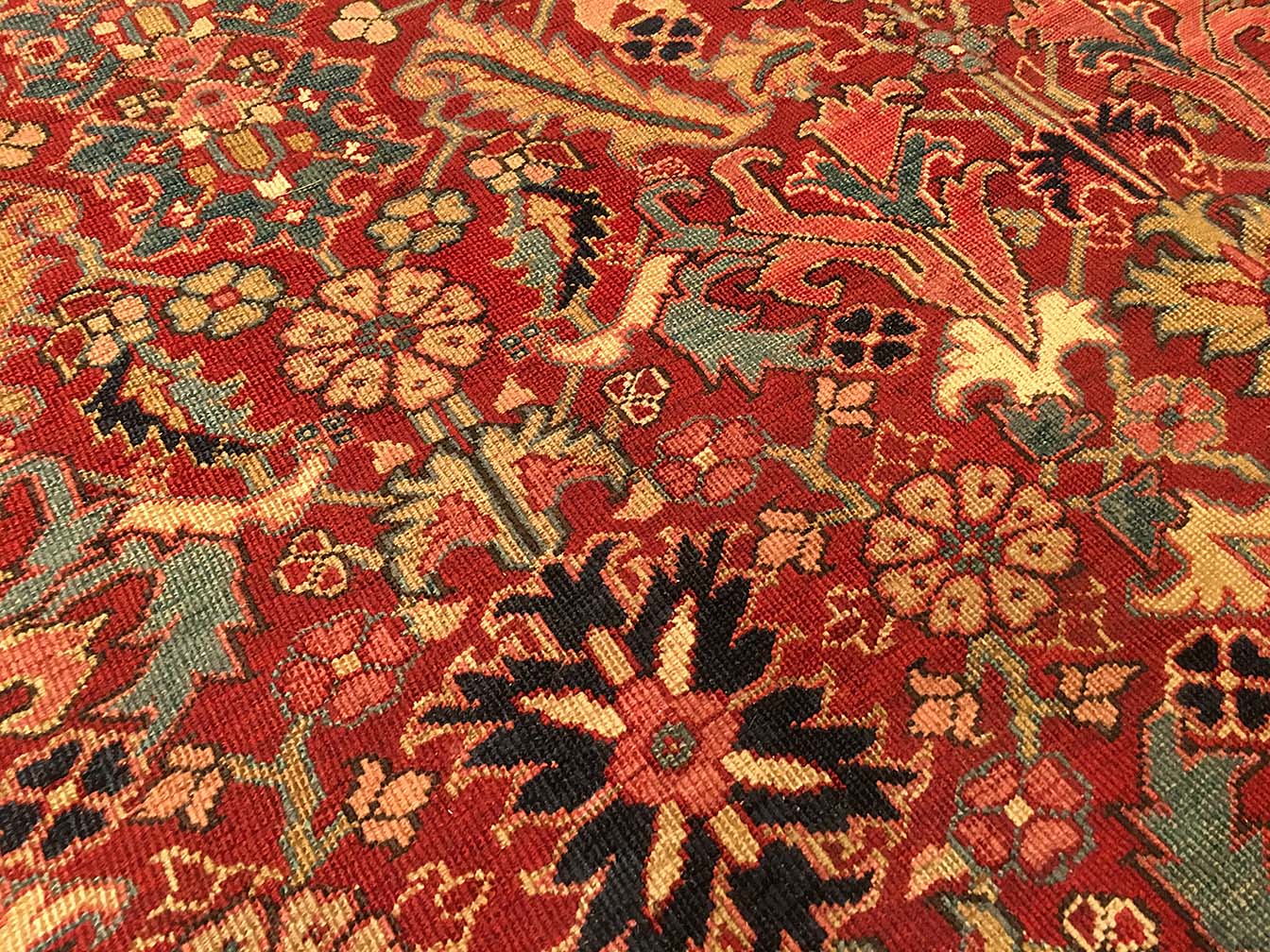 Antique heriz Carpet - # 51074