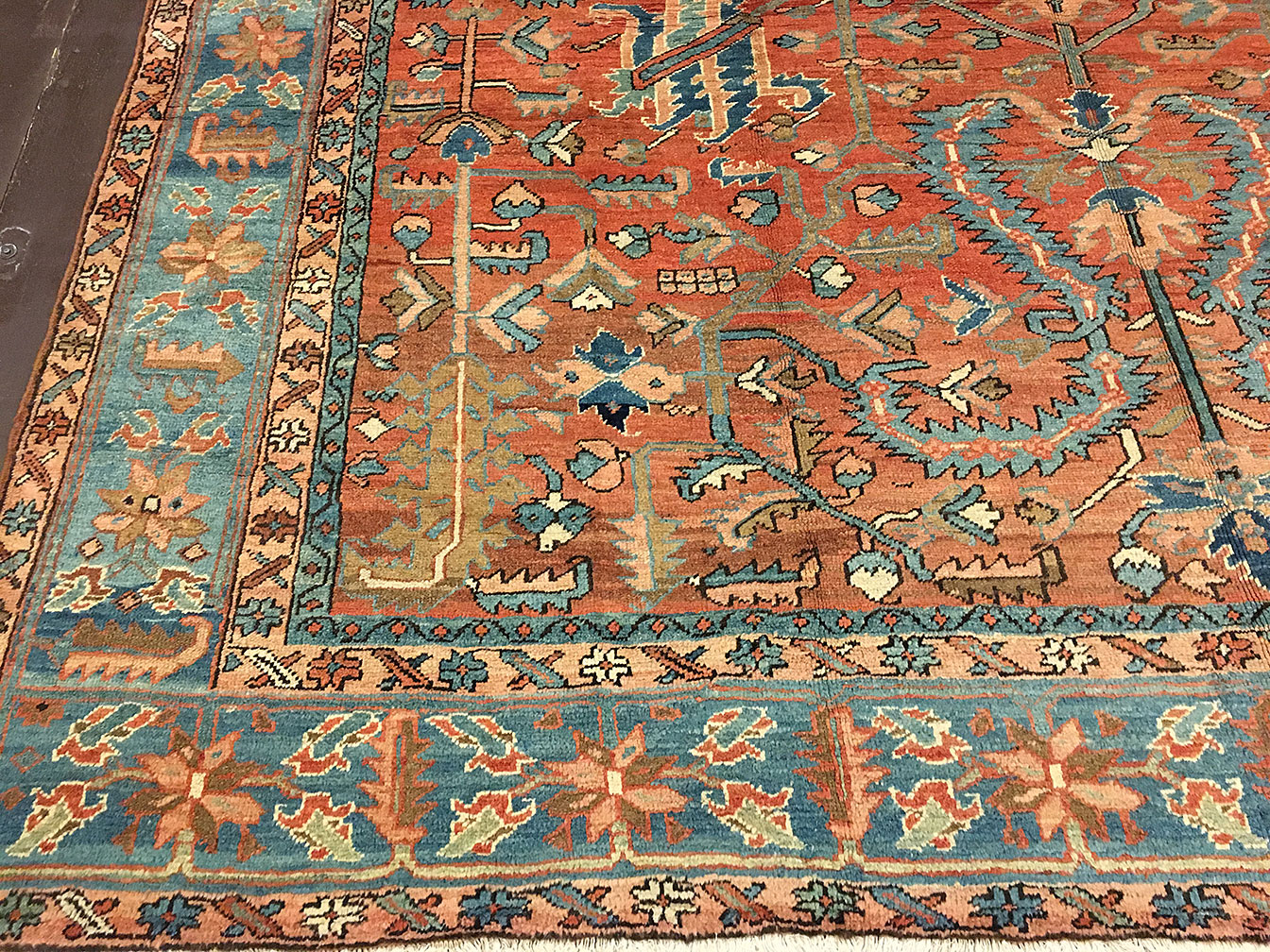 Antique heriz Carpet - # 51173