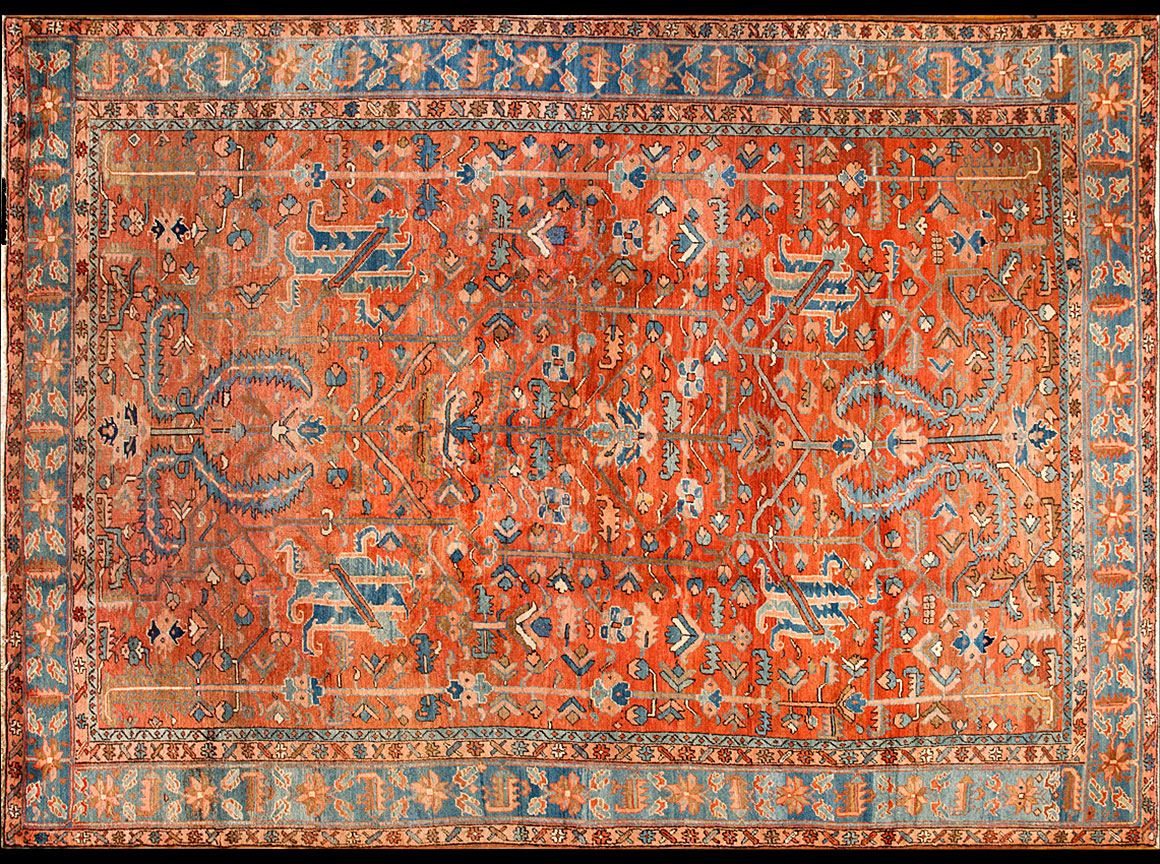 Antique heriz Carpet - # 51173