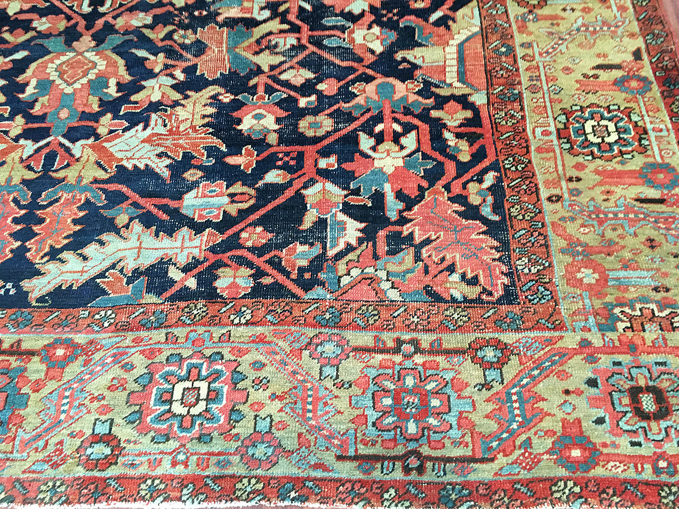 Antique heriz Carpet - # 51407