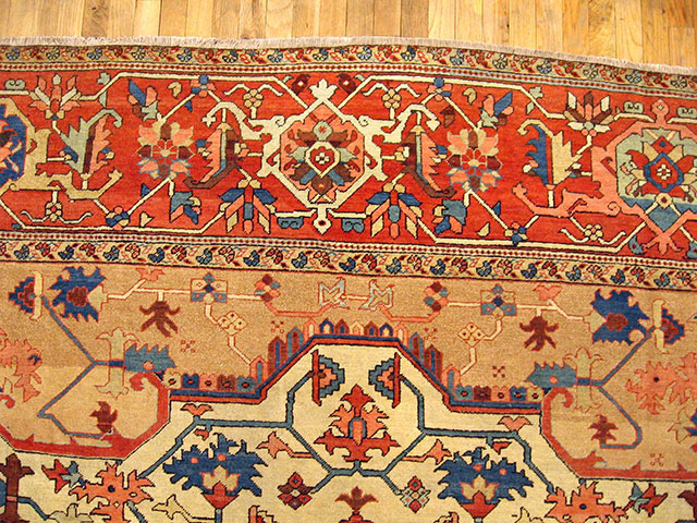 Antique heriz Carpet - # 51477