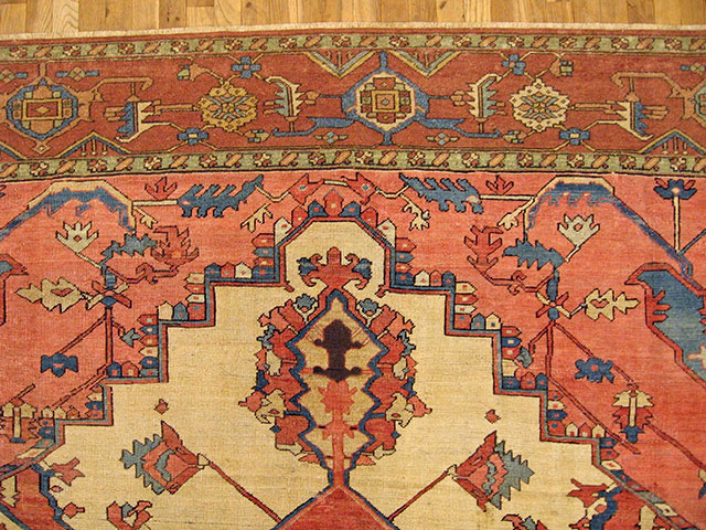 Antique heriz Carpet - # 51478