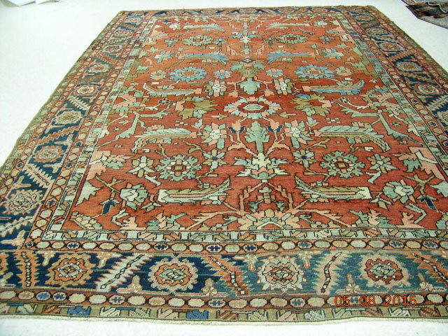 Antique heriz Carpet - # 51518