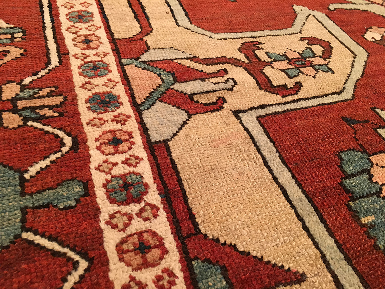 Antique heriz Carpet - # 51529