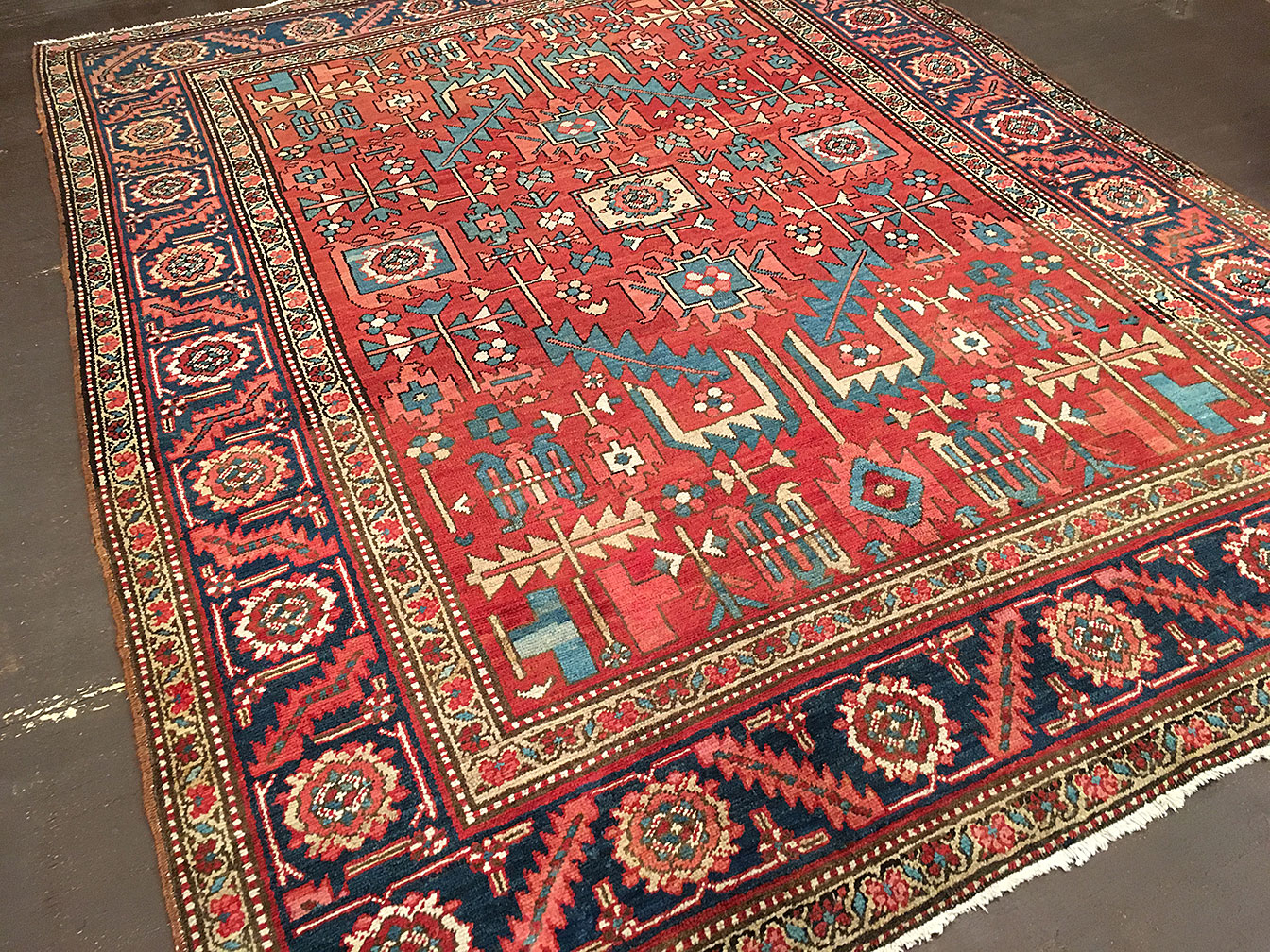 Antique heriz Carpet - # 51536
