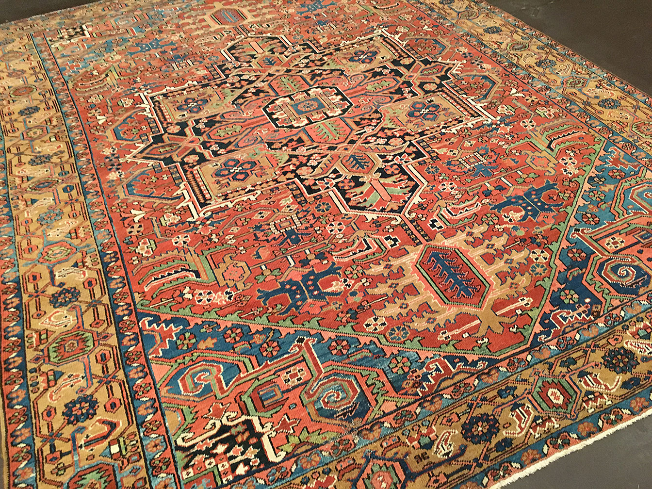 Antique heriz Carpet - # 51546