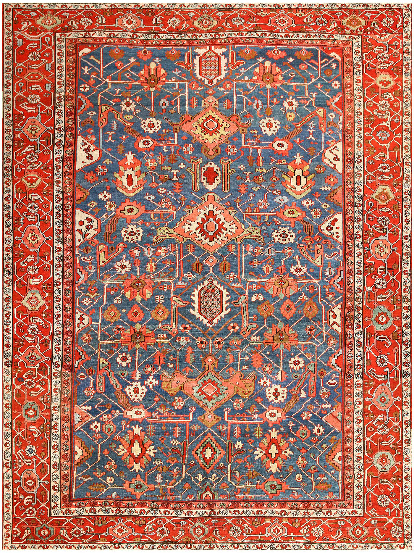 Antique heriz Carpet - # 51589