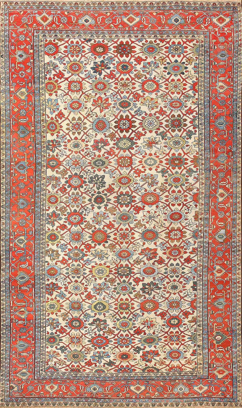 Antique heriz Carpet - # 51590