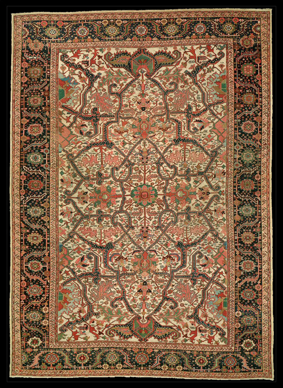 Antique heriz Carpet - # 51591