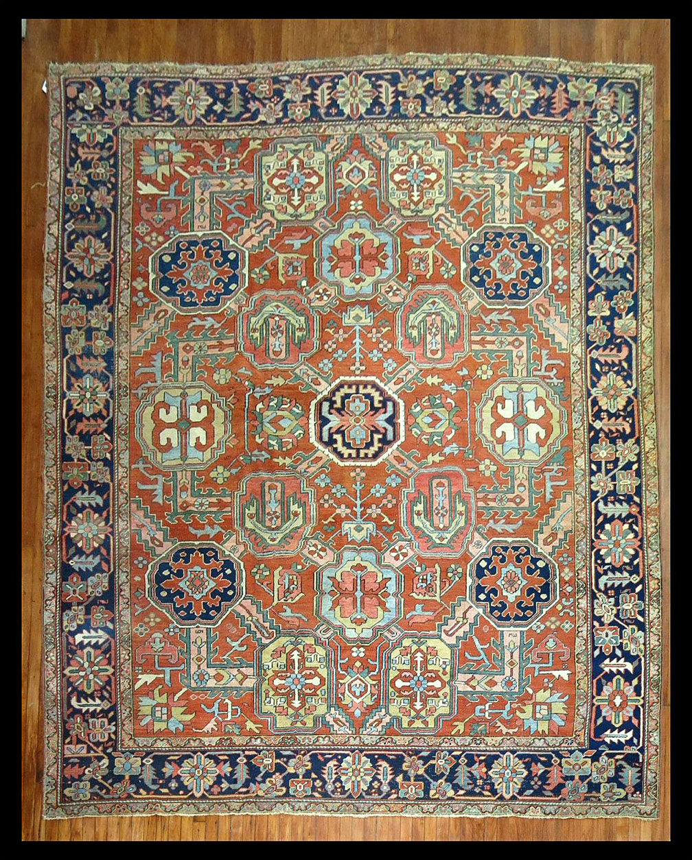 Antique heriz Carpet - # 51592