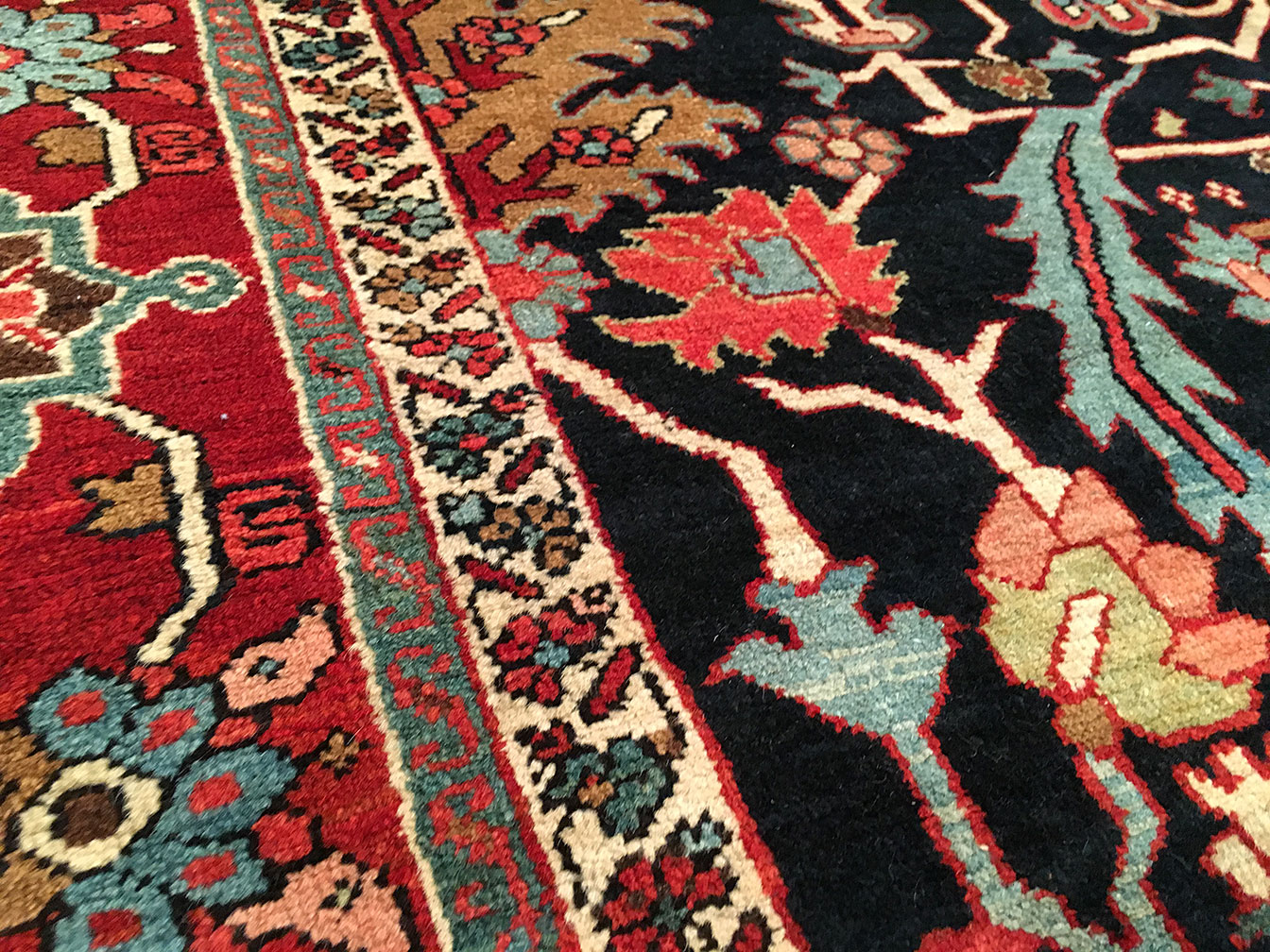 Antique heriz Carpet - # 51595