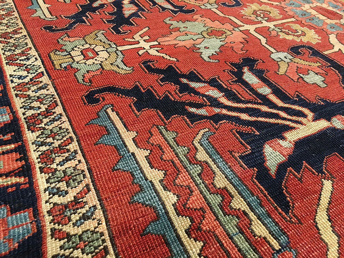 Antique heriz Carpet - # 51597