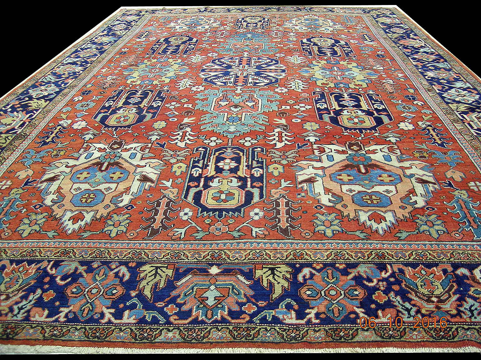 Antique heriz Carpet - # 51639