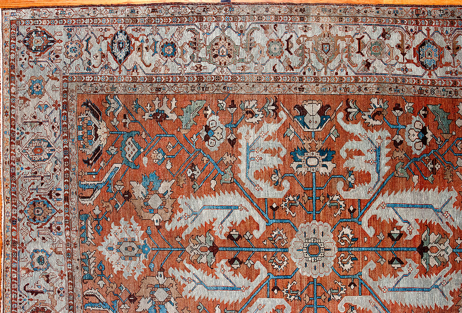 Antique heriz Carpet - # 52034
