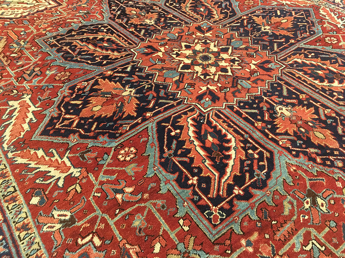 Antique heriz Carpet - # 52143