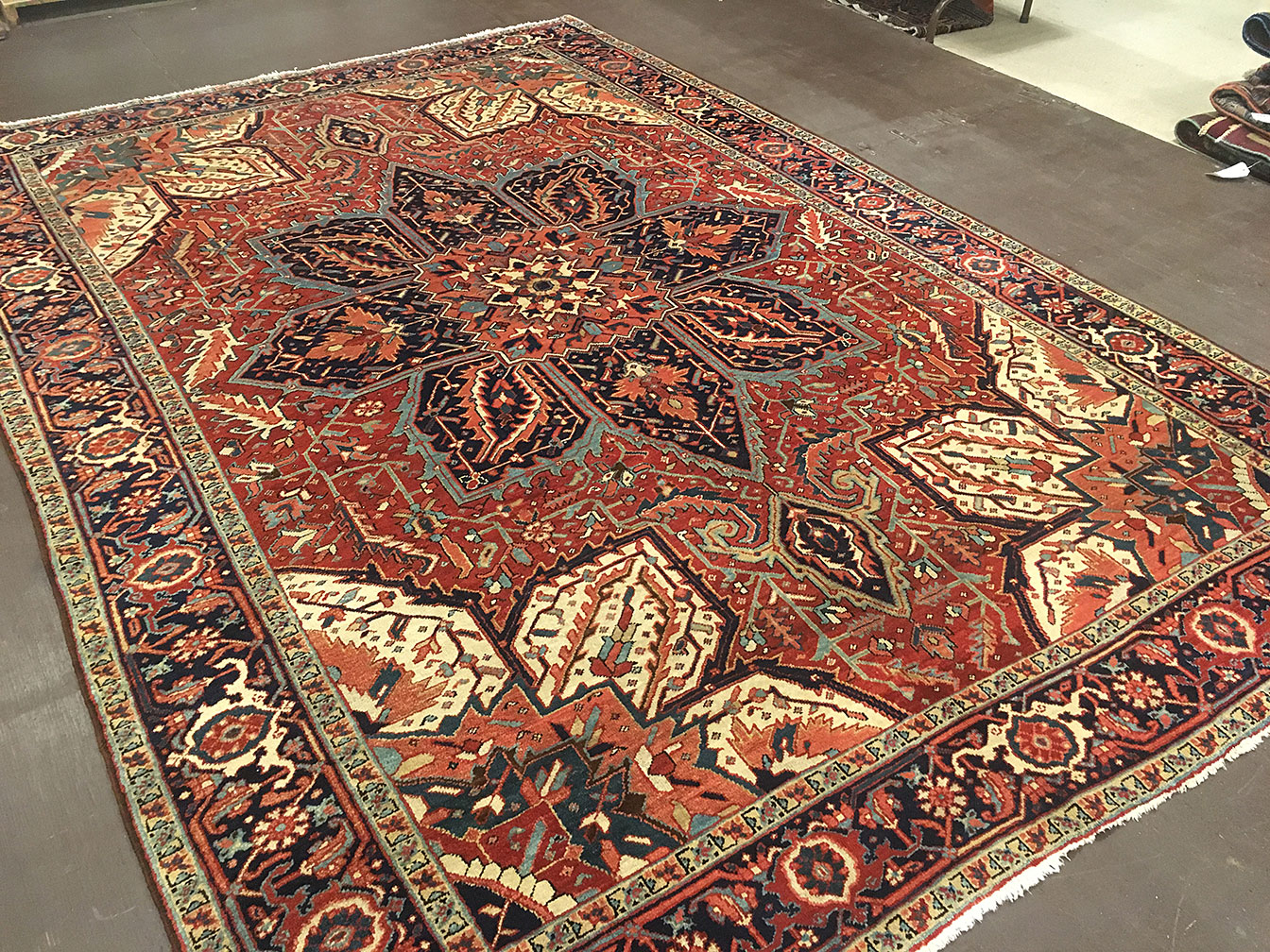 Antique heriz Carpet - # 52143