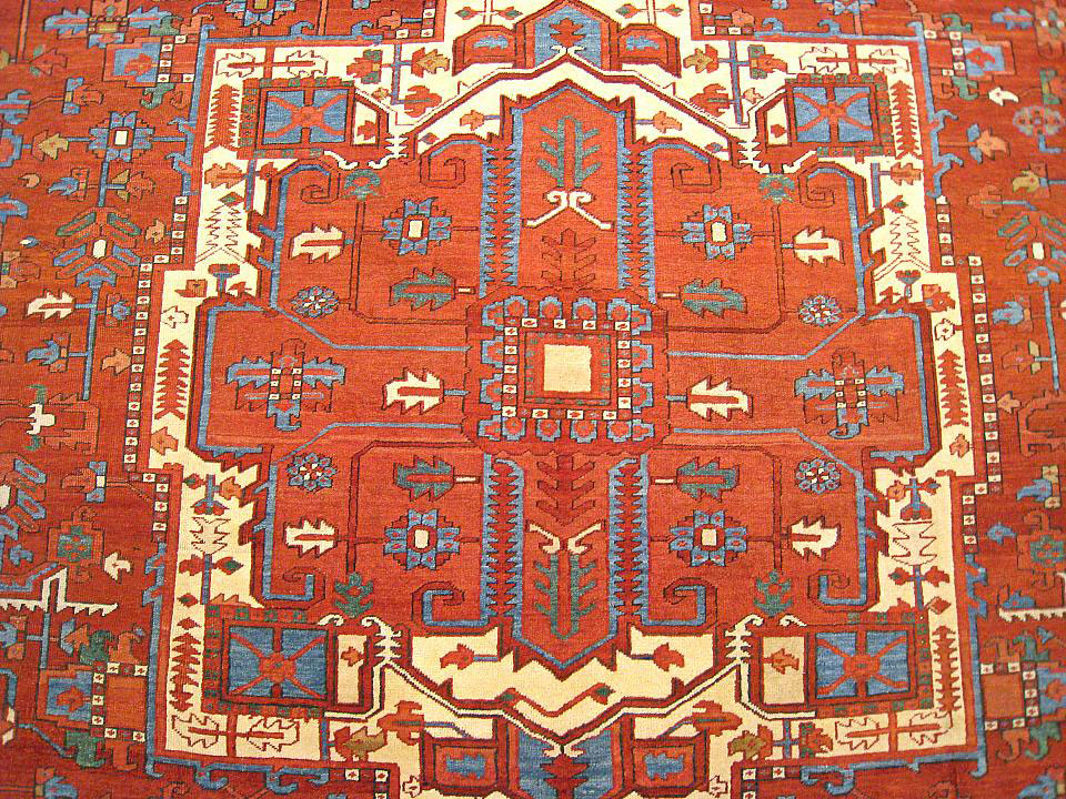 Antique heriz Carpet - # 52191
