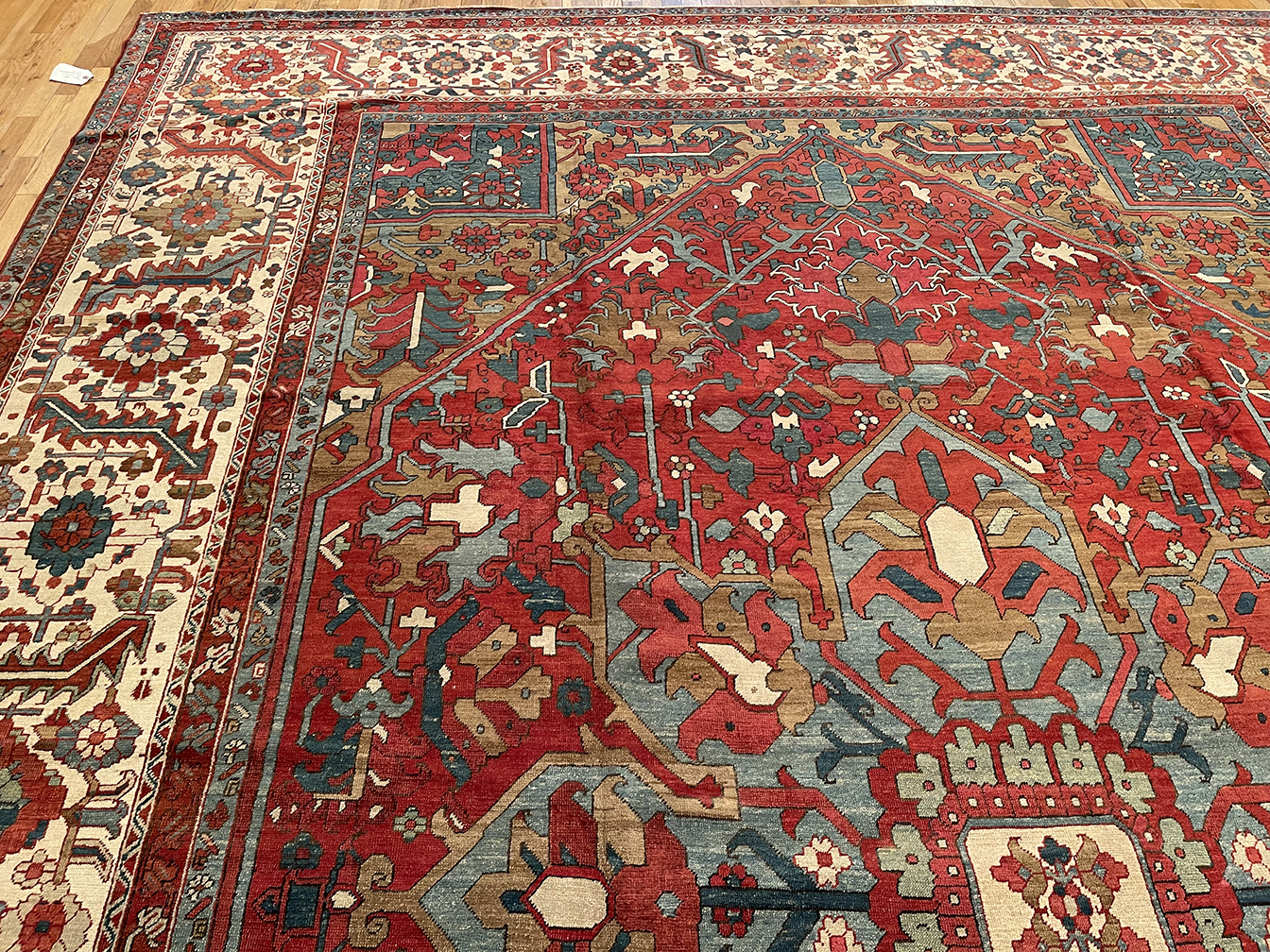 Antique heriz Carpet - # 52194