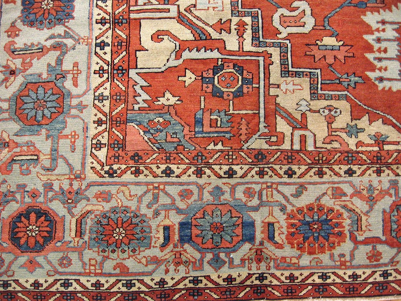 Antique heriz Carpet - # 52199