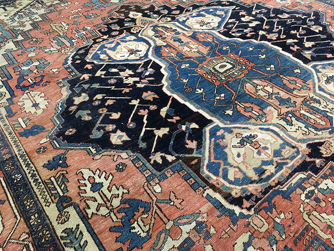 Antique heriz Carpet - # 52303