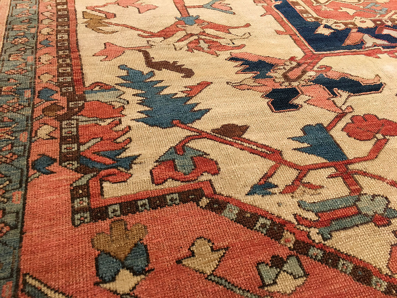 Antique heriz Carpet - # 52462
