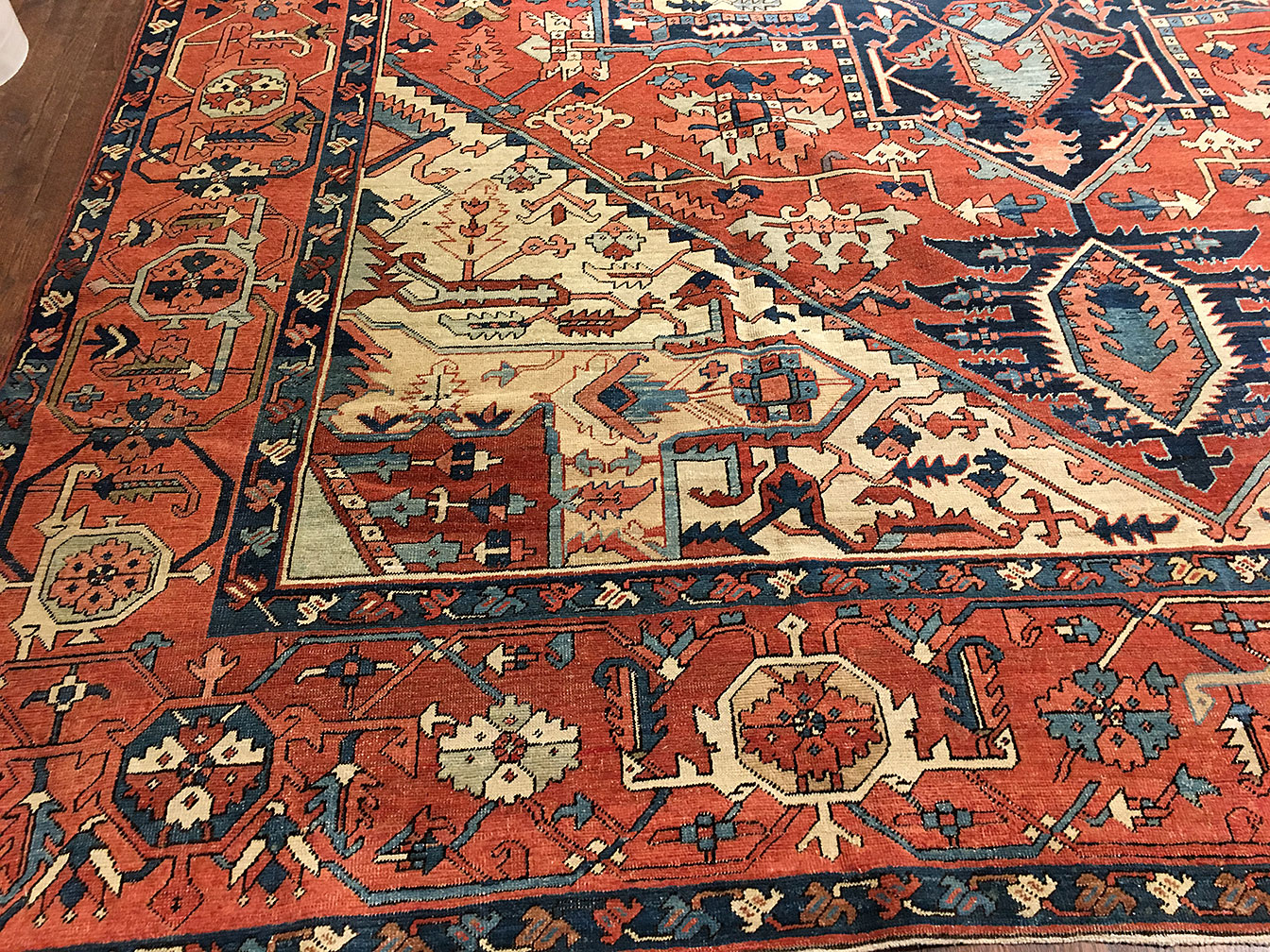 Antique heriz Carpet - # 52463