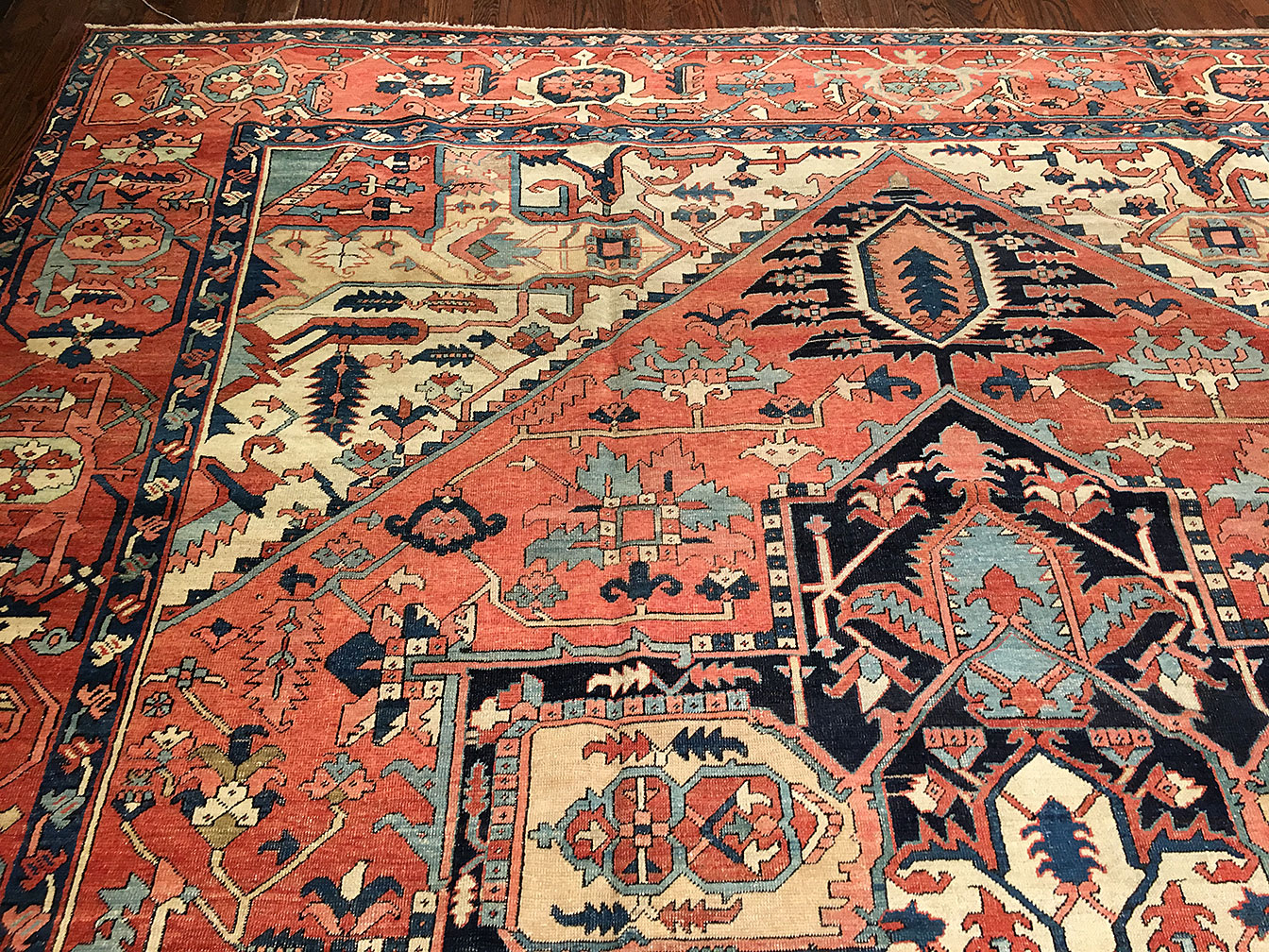 Antique heriz Carpet - # 52463