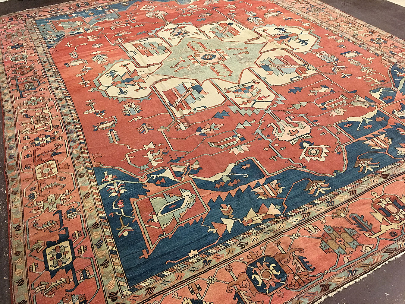 Antique heriz Carpet - # 52464