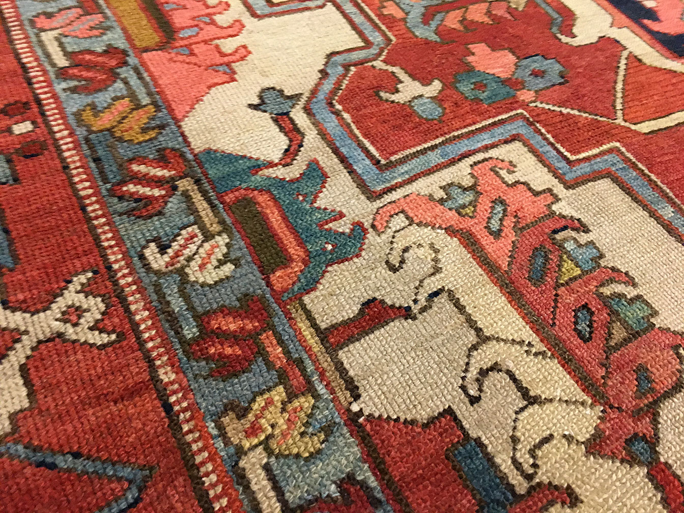 Antique heriz Carpet - # 52468
