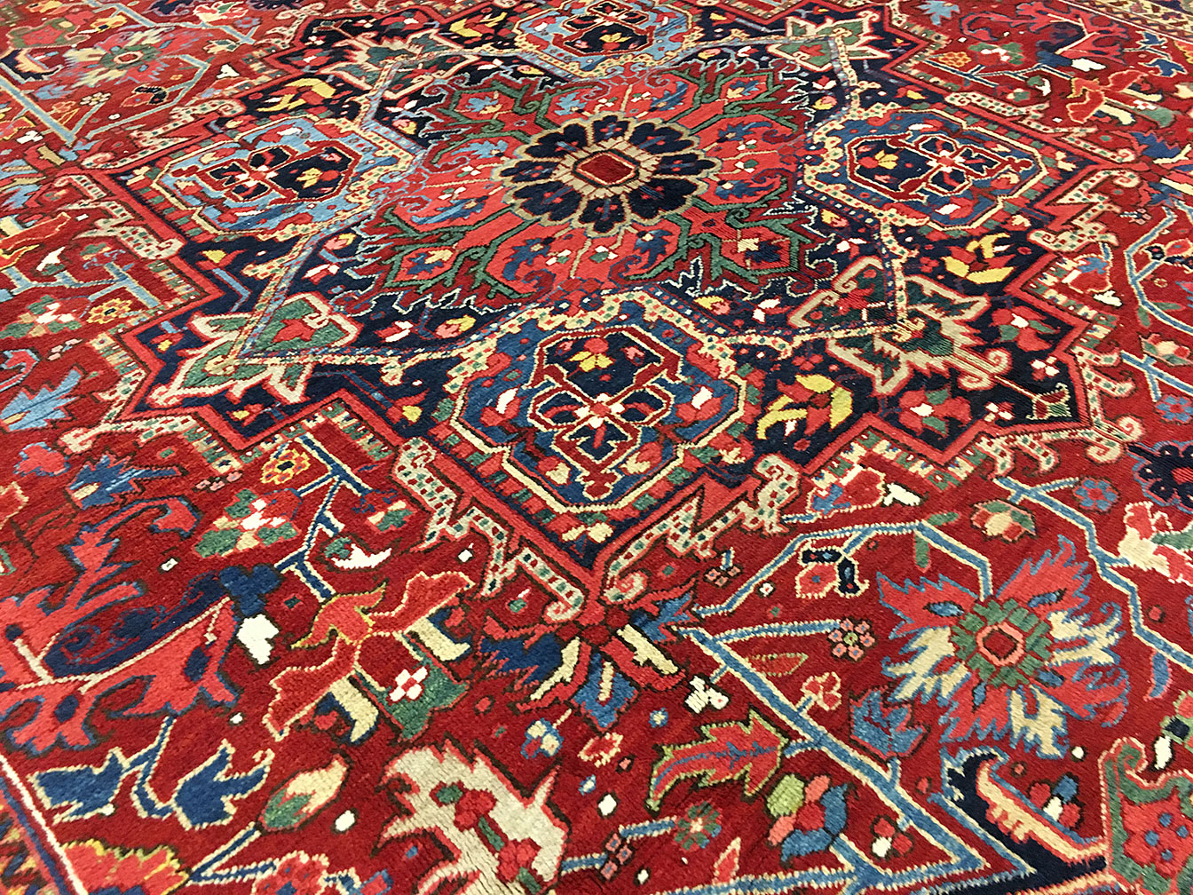 Antique heriz Carpet - # 52754