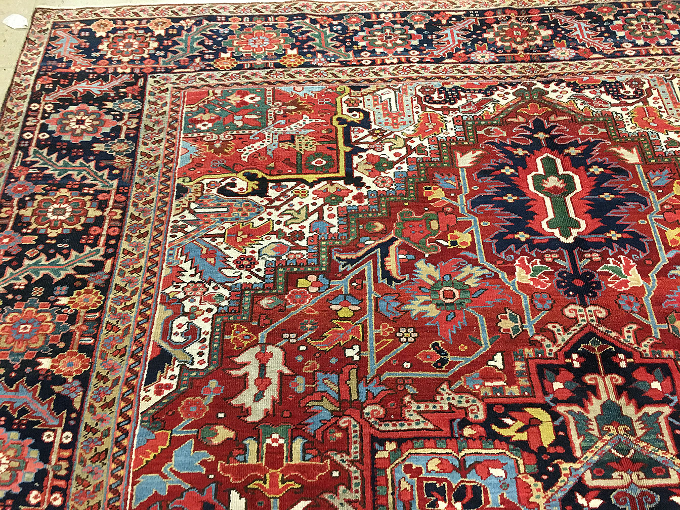 Antique heriz Carpet - # 52754