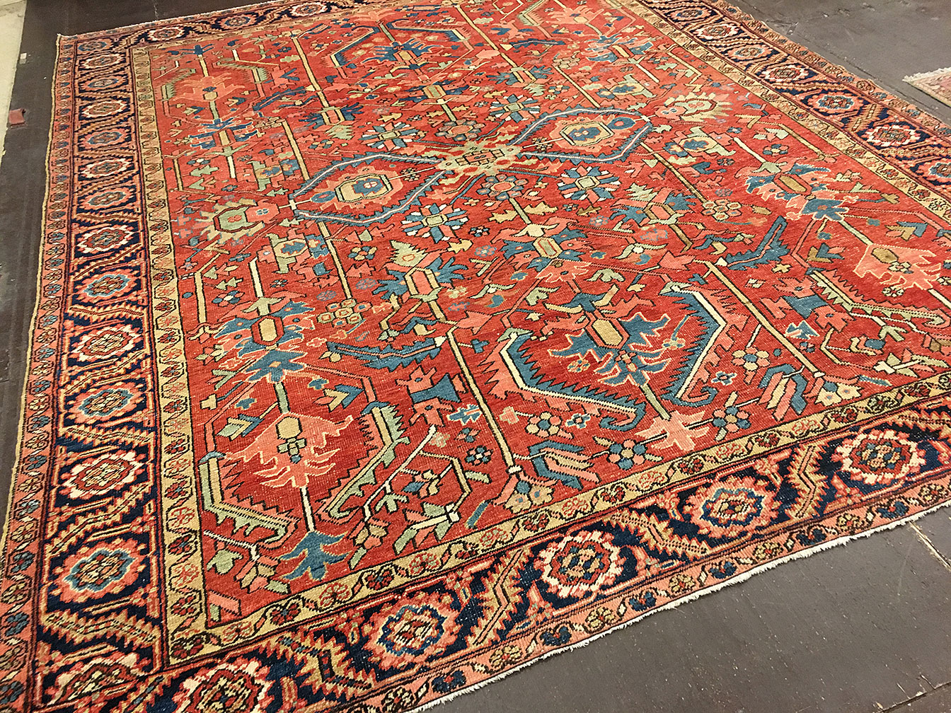 Antique heriz Carpet - # 52756
