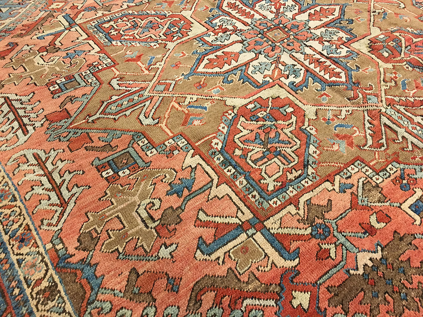 Antique heriz Carpet - # 52757