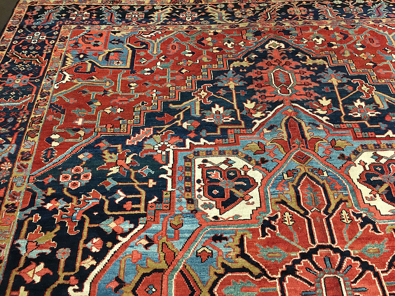 Antique heriz Carpet - # 52880